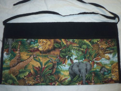 Waiter/waitress Server Waist Apron, Jungle Animal