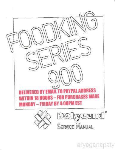 Food-King-PV900 service manual (58 pages) PDF sent by email