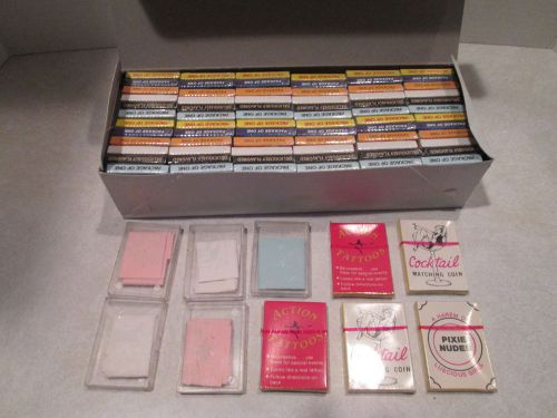 COLLECTABLE VINTAGE CONDOMS- 6 dozen condoms - 1 dozen noveltys -