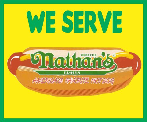 NATHAN&#039;S HOT DOG MAGNET-GREEN