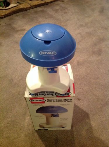 Rival snow cone maker, artic ice electric ice shaver for sale