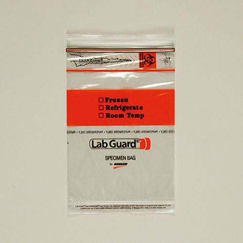 Health Care Logistics Biohazard Specimen Bag - 100 Bags Per Pack