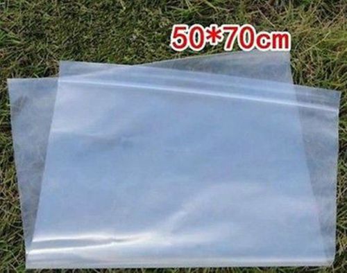 10x 50*70cm extra large ziploc bags transparent resealable plastic zip lock bags for sale