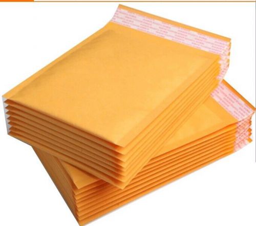 20 PCS 150x180+40mm golden yellow Kraft paper bubble wrap bag !