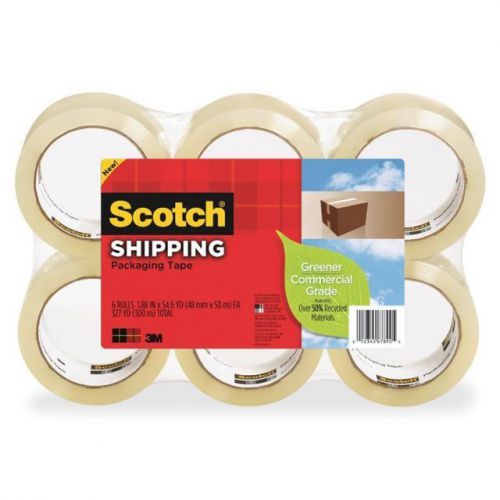 Scotch Greener Commercial Grade 2&#034; Packing Tape - MMM3750G6
