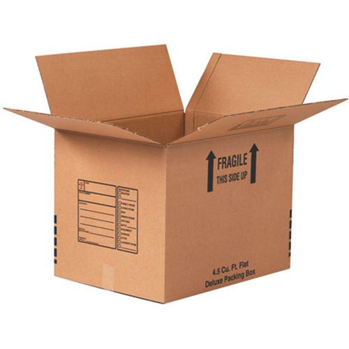 Box Partners 12&#034;x12&#034;x12&#034; Deluxe Packing Boxes. Sold as 5 Each Per Bundle