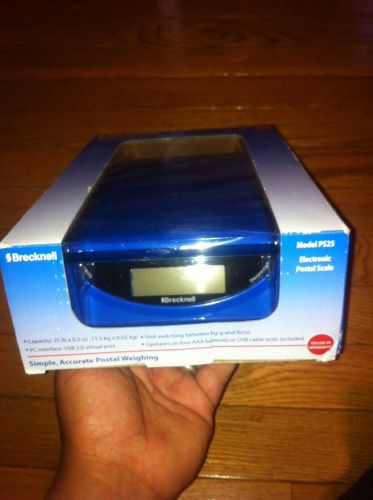 Brecknell PS25 Electronic Postal Scale 25lb Blue Brand New Free S&amp;H!