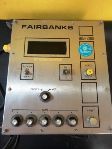 Control for platform floor scale 7,000 lb cap fairbank digital readout h90-7300 for sale