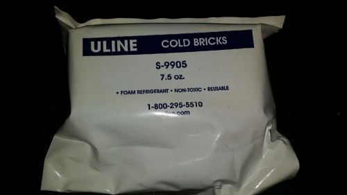ULINE S-9905 7.5 oz. Cold Bricks 48/case  FDA compliant