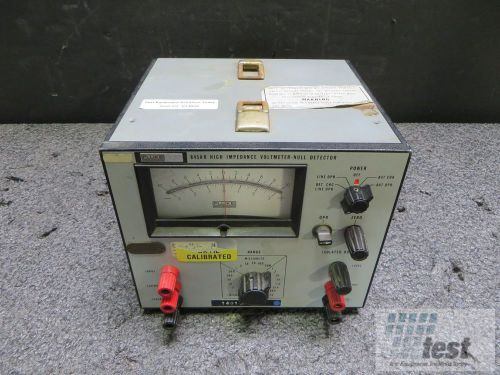 Fluke 845ab high impedance voltmeter a/n 24808 se for sale