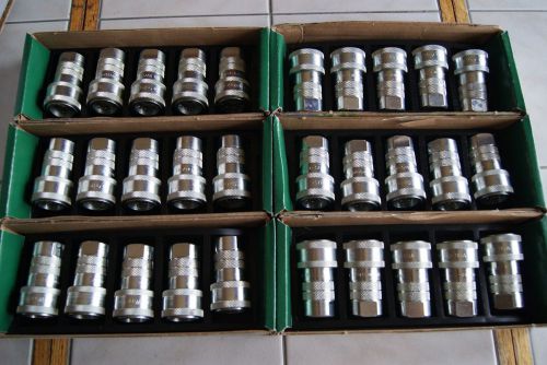 Safeway s25-4 hydraulic quick disconnect coupler, body, 1/2 in npt (qty 30) for sale