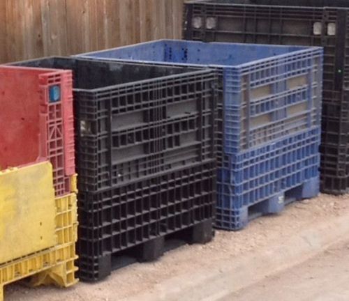 Pallet Box Storage Container Automotive Bin Collapsible Trade Show Ropak Xytec