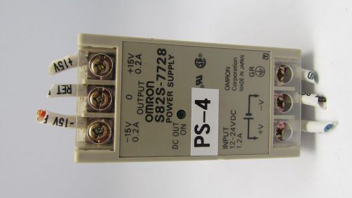 OMRON POWER SUPPLY S82S-7728