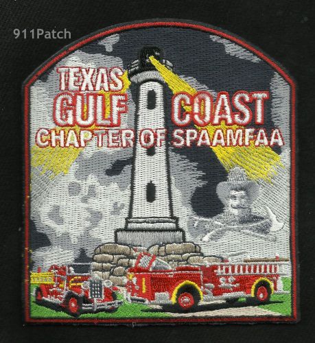 TEXAS - FULF COAST CHAPTER OF SPAAMFAA Lighthouse FIREFIGHTER Patch Fire Dept.