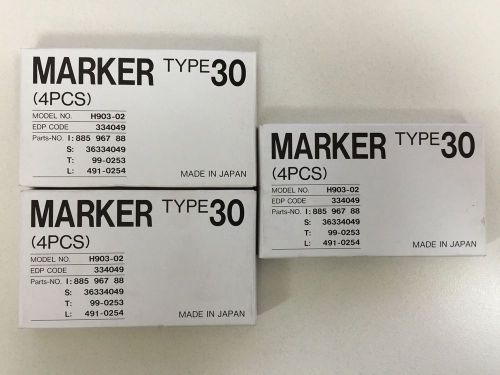 Ricoh Marker Stamp Type 30 334049 3 Packs 12000 Page Yield