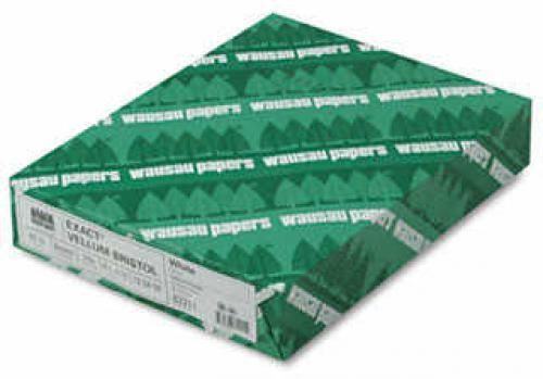 New wausau paper 80211 exact vellum bristol cover stock, 67 lbs., 8-1/2 x 11, for sale