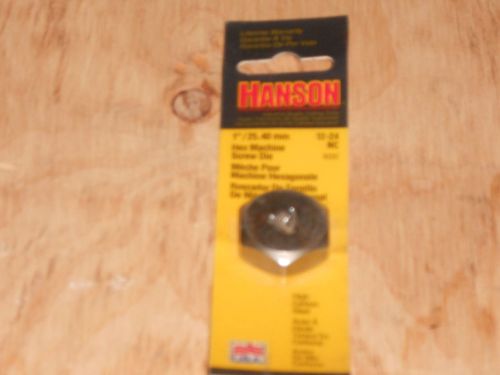 Nip hanson 12-28 nc hex machine screw die # 9332 for sale