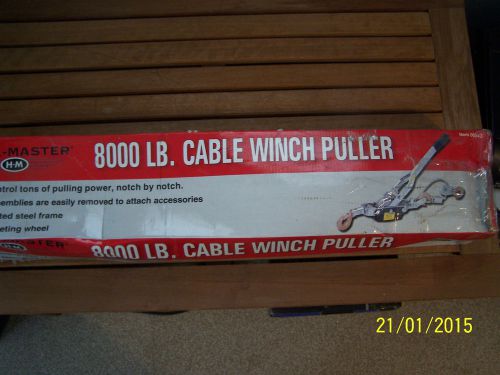 Haul-Master 8000lb Cable Winch Puller