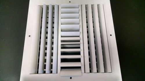 14&#034; x 14&#034; Adjustable Diffuser - Aluminum Vent Duct Cover - Grill/Grille Register