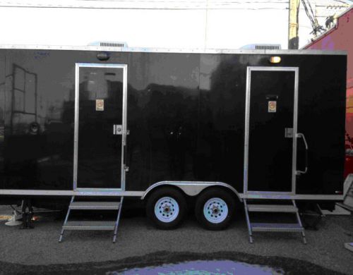 Portable restroom trailer 20&#039; 9-stall for sale