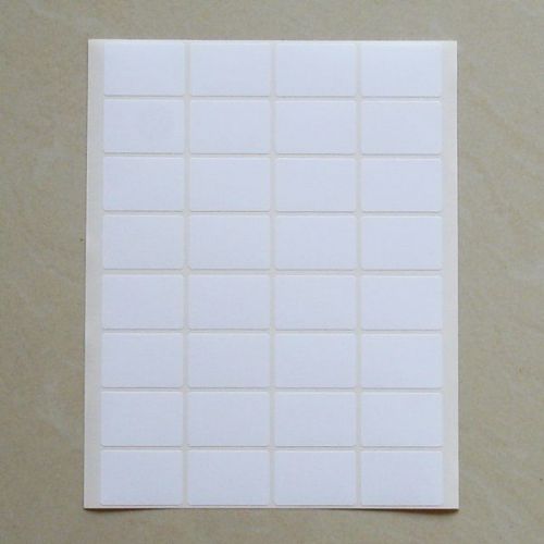 480 White Sticky Labels 25 x 38 mm Price Stickers, Name Tags Blank Self Adhesive
