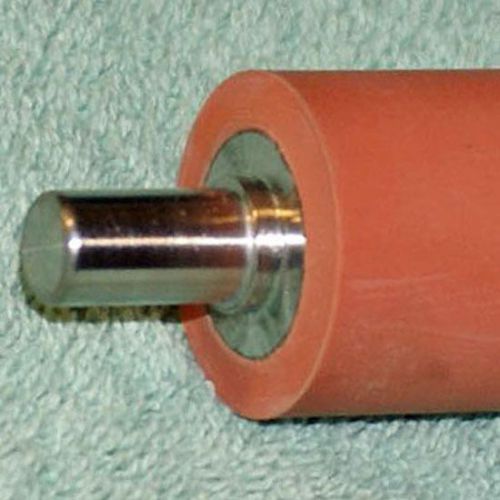 Rubber Roller, D30 x 562.5 SHT, G&amp;J PN:13444, OD 30mm, 21&#034;, shaft 10/20, D 10mm