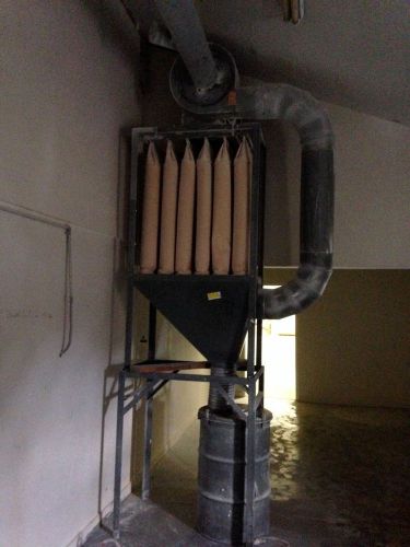 Aget manufacturing used ft24-d1 dustkop dust collector filter 5 hp 3 phase motor for sale