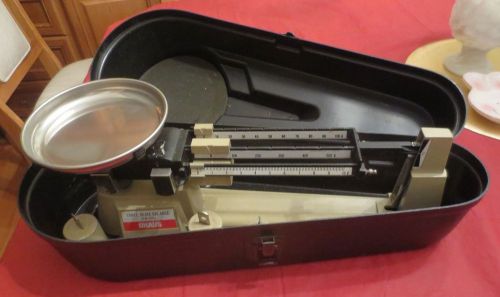 Ohaus Tri Beam Scale 2610 With Carry Case /Weights