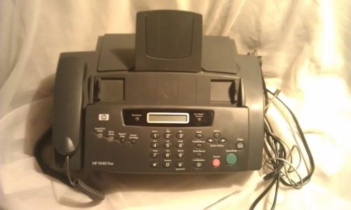 HP 1040 Ink Jet Fax Machine Scan Copy Print