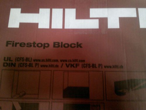 HILTI Firestop Blocks CFS-BL 20 Count Box !