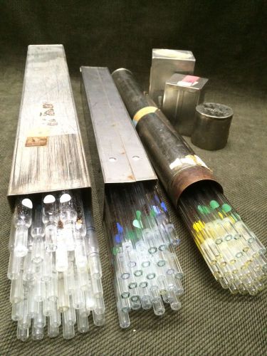 LOT 99 Glass Pipetes w/Stainless Steel Canister, pipete