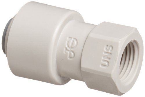 John guest acetal copolymer tube fitting  tap adaptor  1/4&#034; tube od x 7/16&#034;-24 u for sale