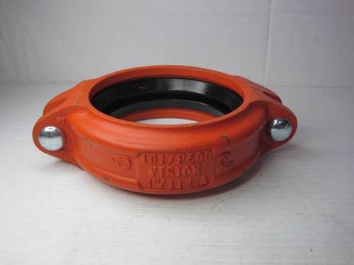 8337 Vision 4&#034; Clamp Coupling 101/F600 4&#034;/114.3 FREE Shipping Continental USA