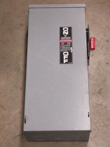 Ge th3363r model: 11 100a 100 a amp 600v fusible safety disconnect switch new for sale
