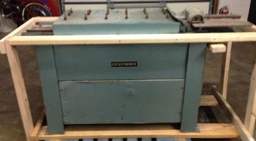 Used Lockformer Triplex Cleatformer S and Drive Cleats with Slitting Attachment
