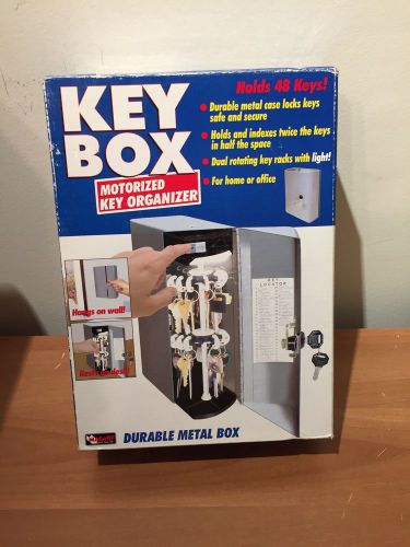 New Key Box Holds 48 Keys Motorized Key Organizer Metal Box 4210 Magnif
