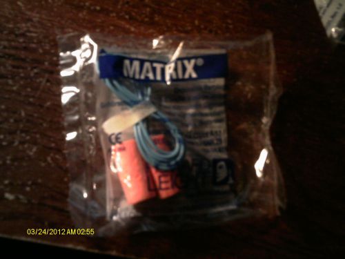 50 pair howard leight matrix ear plugs (corded) nrr 29 for sale