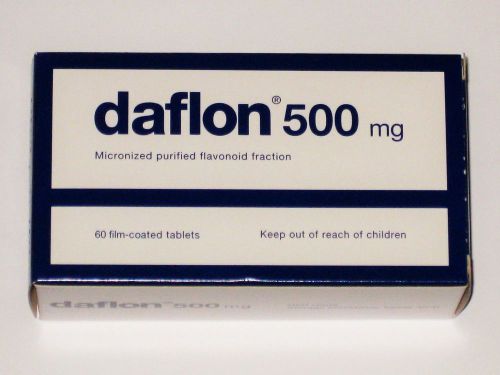Daflon 500 mg x 1 Box of 60 Tablets Treating Acute Hemorrhoidal Attack