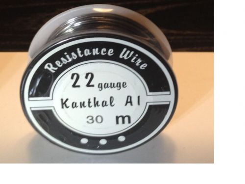 Kanthal wire 22 gauge 100 ft round wire .64mm , 1.31 ohms/ft for sale