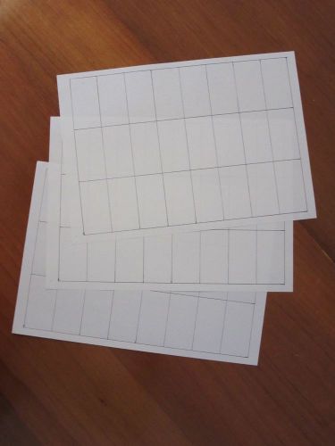 Plain white labels. Ideal for students. Price is right
