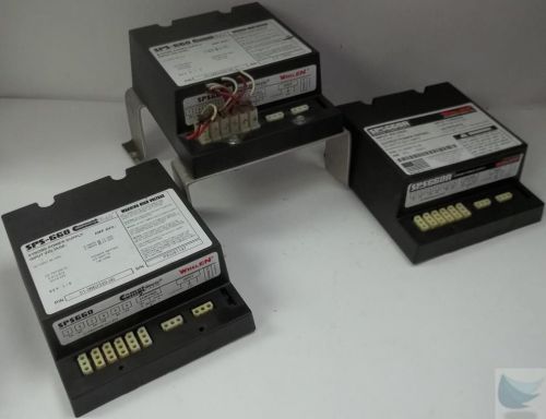 Lot of 3 whelen comet flash sps660 &amp; sps660a 60w strobe power supplies for sale