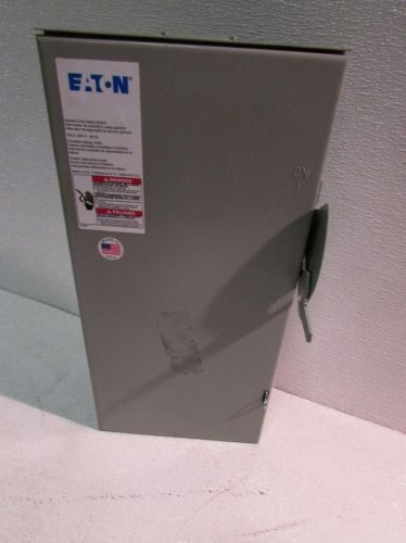 Eaton dg323nrb 100 amp 120/240-volt 24,000-watt fused safety switch for sale