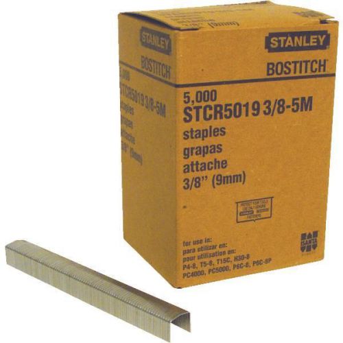 Stanley bostitch stcr50193/8-5m power crown staples-3/8&#034; staple for sale