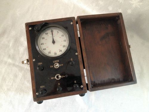 Standard electric time co. ac-1 vtg antique lab laboratory timer electric tester for sale