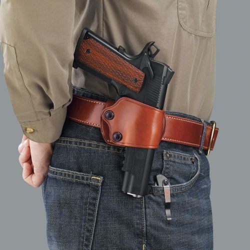 Galco yaq158 right handed tan yaqui slide belt holster for s&amp;w j frame 36 2&#034; for sale