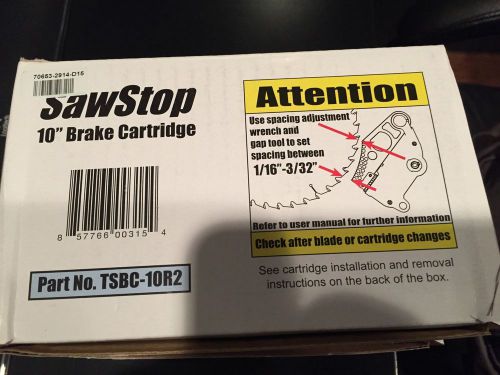SawStop Table Saw Brake Cartridge for 10&#034; Blades TSBC-10R2 NEW