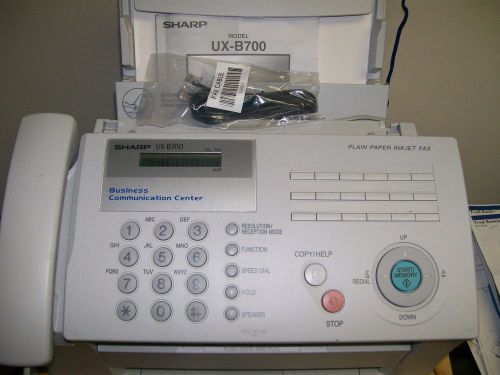 Sharp Plain Paper Inkjet Fax -UX-B700