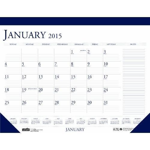 House of Doolittle Desk Pad Calendar 12 Months January 2015 to December 2015,