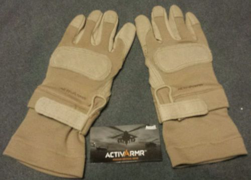 ActivArmr 46-409 Nomex Kevlar Flame Resistant Tactical Combat Gloves Retail $103