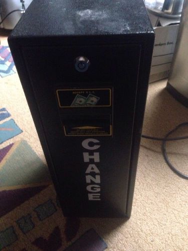 DOLLAR BILL CHANGER $1 &amp; $5 TUBE LOAD QUARTERS MIX CHANGE MACHINE VENDING
